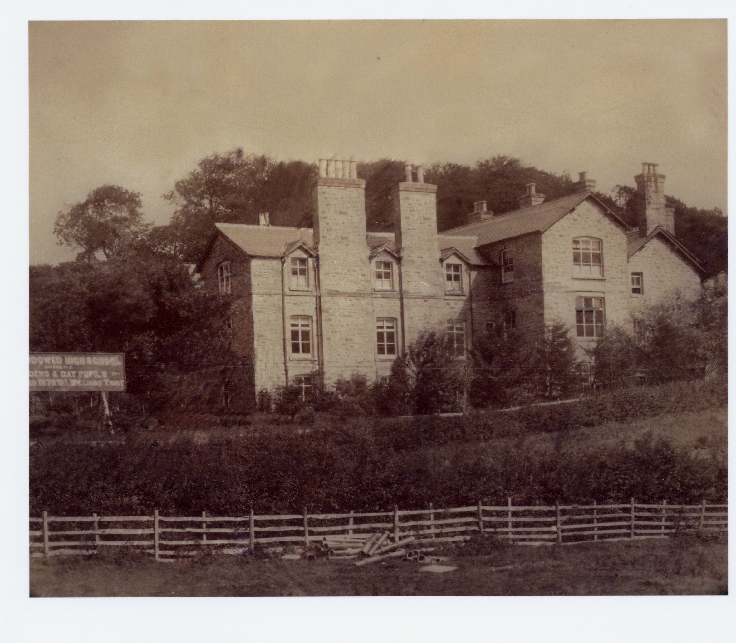 Dr Williams' School building, 1880s