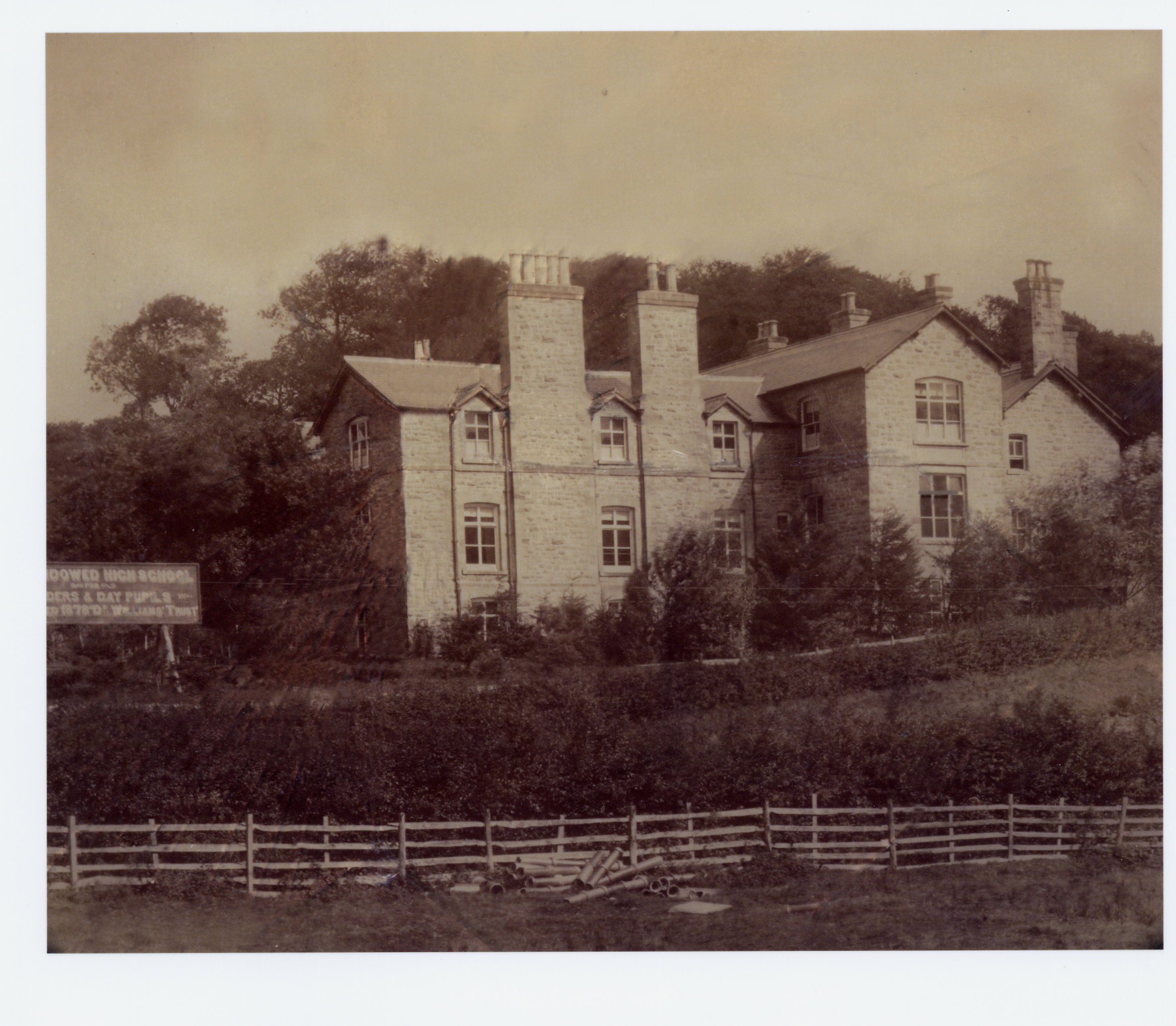 Dr Williams' School building, 1880s