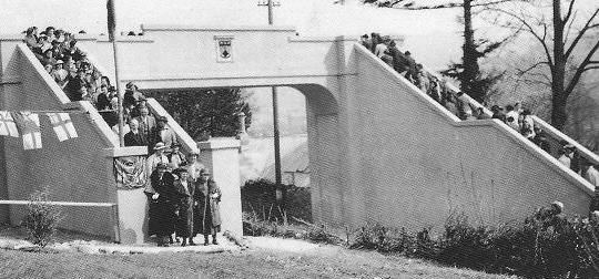 DWS school bridge opening 1938